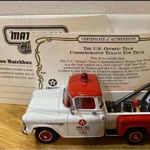 Matchbox Collectibles US OLYMPIC TEAM COMMEMORATIVE TEXACO TOW TRUCK YYM37799